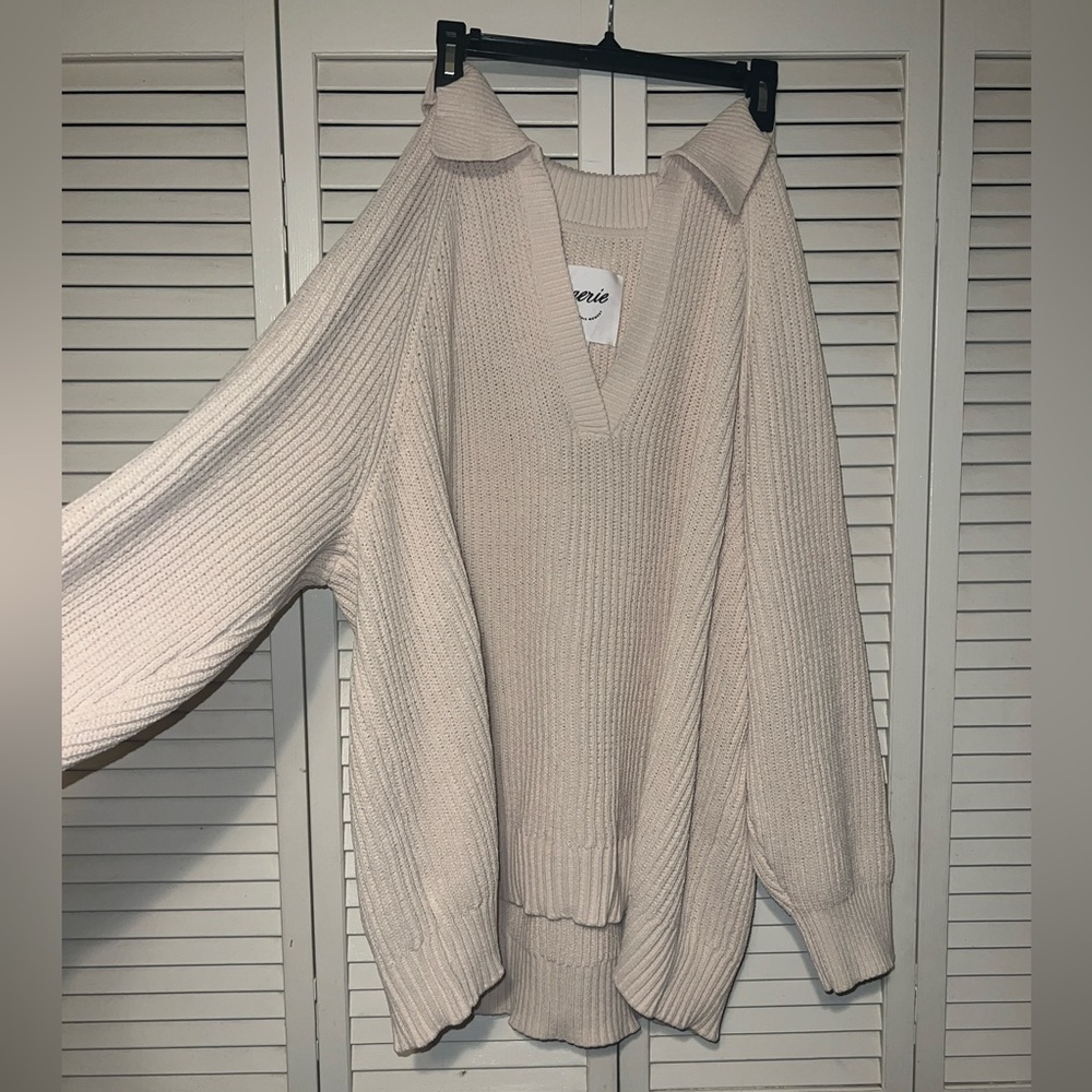 Aerie Sugar Rush Chenille Sweater